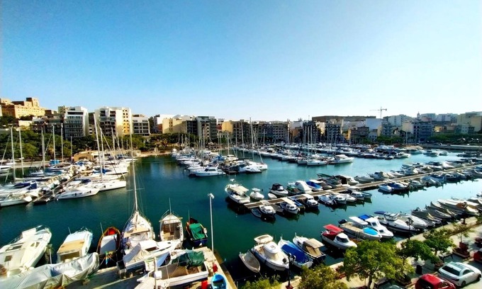 Msida Apartment | Bright and Central 2 Bedroom With Harbour View