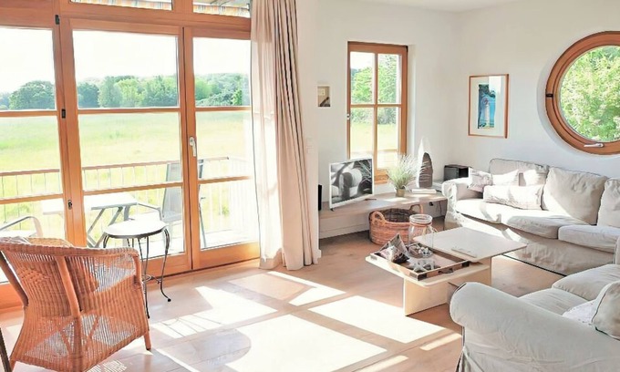 Wittenbeck Apartment | Bright and modern vacation apartment Sonnenblick with landscape view in Wittenbeck