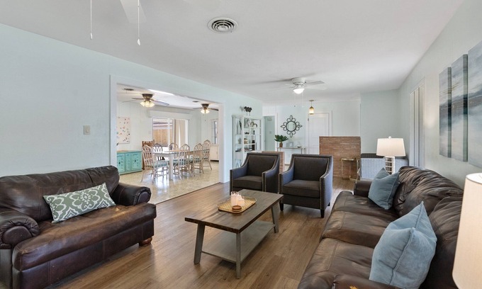 Bay Area House | Bright and spacious retreat just minutes from all Corpus Christi has to offer