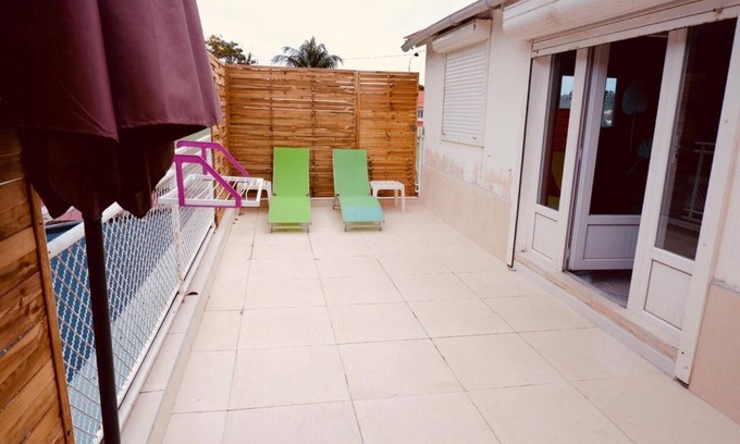 Morne-A-l'Eau Apartment | Bright apartment with terrace