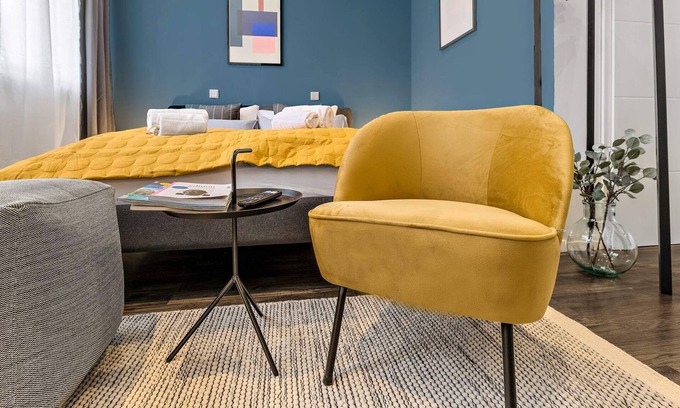 Antonviertel Apartment | ☆BRIGHT: New Design Studio | Kitchen | Parking