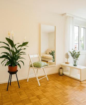 Wurenlos Apartment | Bright newly furnished apartment with workspace and garden area near Zurich