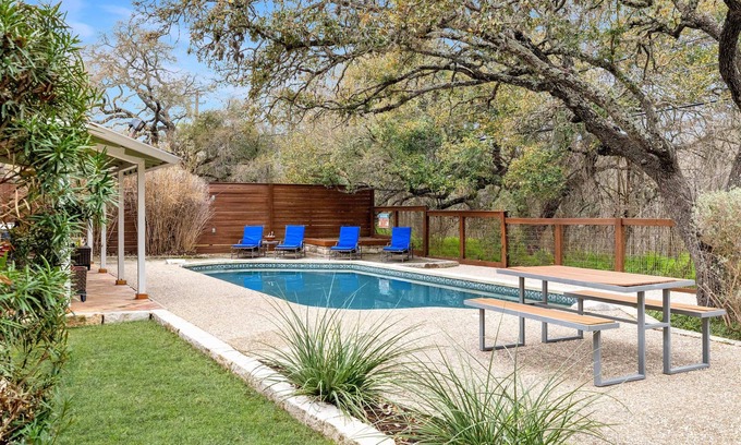West Oak Hill House | Bright Space, Inviting Pool | The Plunge - Portoro
