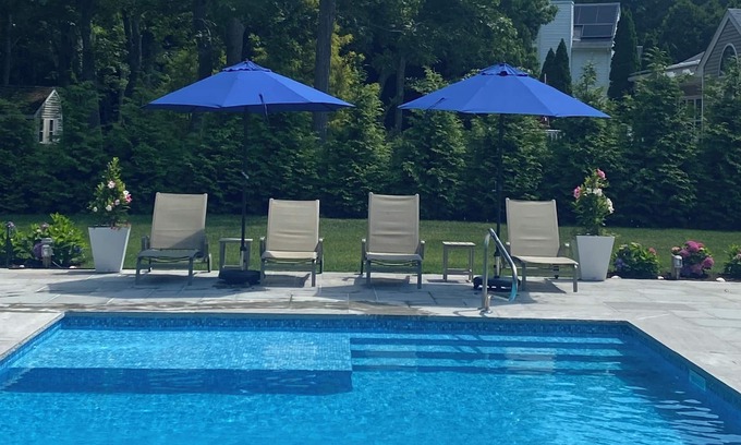 Westhampton House | Bright & Spacious Hamptons Home with Amazing Pool! No VRBO Fees!