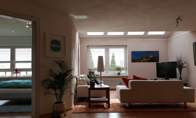 Regensburg Apartment | Bright Sunny, and spacious apartment overlooking the Danube in Regensburg