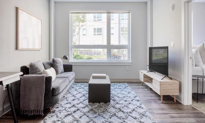 St. Elizabeth's Apartment | Brighton 1BR w WD Gym nr T Shops Dining BOS-435