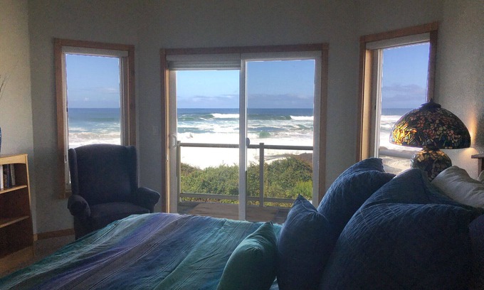 Yachats House | Built for fun! Crashing waves, hot tub and game room. Sleeps 8 adults.