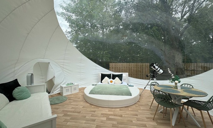 Crecy-sur-Serre Cabin | Bulle xxl Au domaine du pré dieu