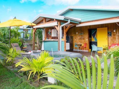 Trois-Rivieres House | Bungalows Ti Lodge Martinique - près de la plage avec jacuzzi privé