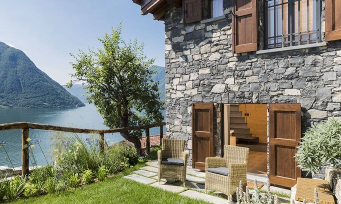 Colonno Villa | Ca' de Sass near Argegno Lake Como