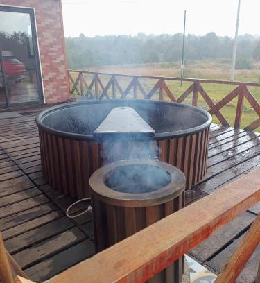 Puerto Montt House | cabaña vista al volcán con opción a tinaja