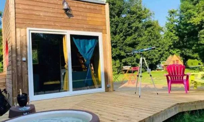 Bar-sur-Aube Cabin | Cabane 2 étoiles - Piscine - eecec0