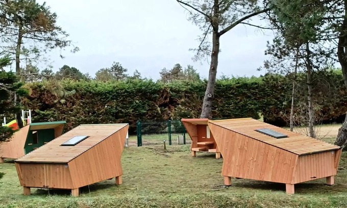 Creances Cabin | Cabane Sauterelle 2 Personen