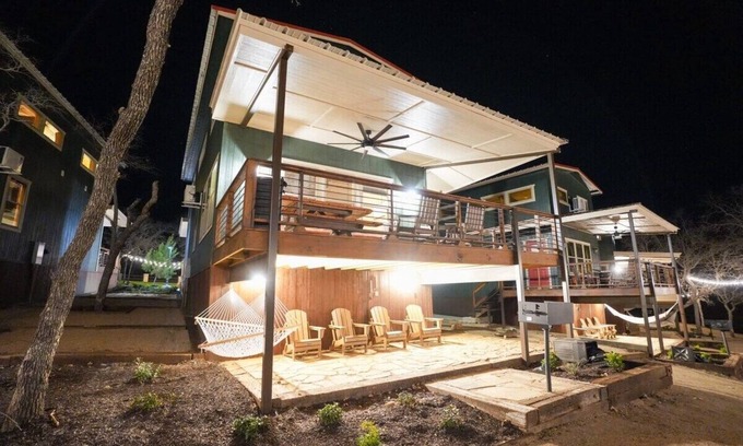 Bridgeport Cabin | Cabin 12 - CampQYB- Modern Lux Rustic Cabin, Hot Tub, FirePit, Games