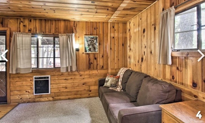 Pinetop-Lakeside Cottage | Cabin 4 Hidden Rest Resort