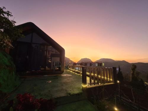 Kejajar Villa | cabin view gunung