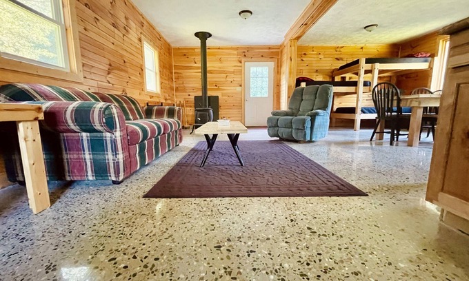Hesperia Cabin | Cabin with beautiful acreage bordering Manistee National Forest