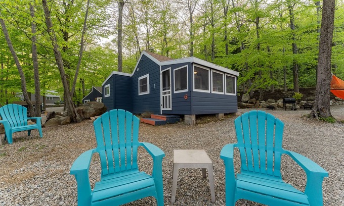 Alton Bay Cabin | Cabin with lake views & lake access Now featuring AC Wi-FI and TV sleeps 5
