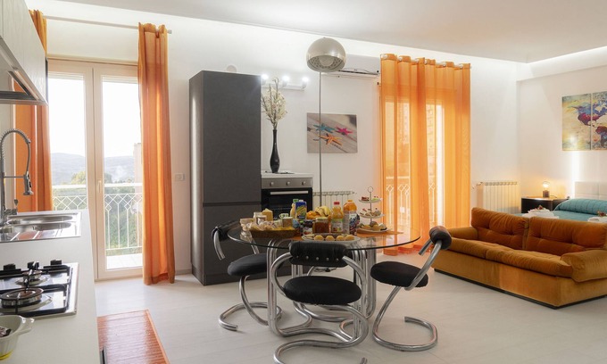 Agrigento Bed & Breakfast | Camera con Balcone, Vista Mare