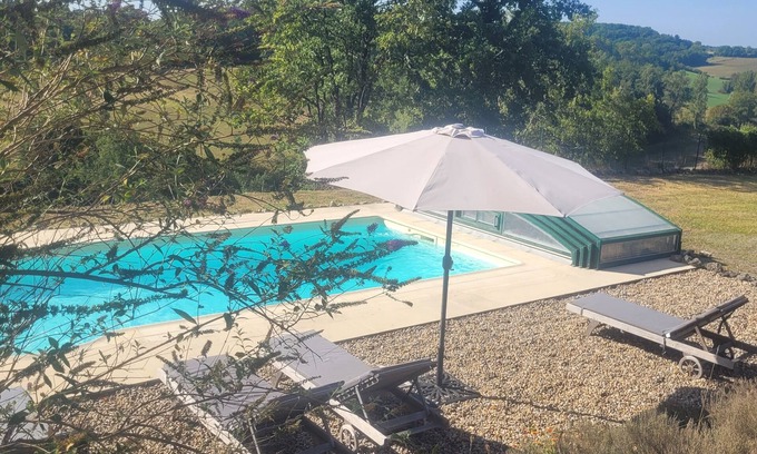 Saint-Martin-de-Riberac House | Campagne, Piscine Privée, Sans vis à vis
