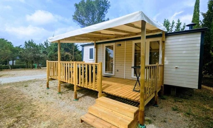Fabrezan House | Camping 3 étoiles - Piscine - ccb0ffh