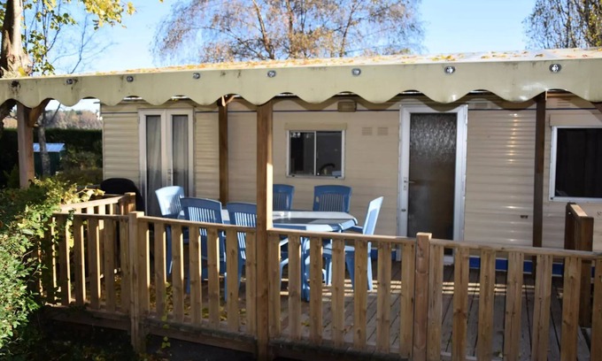 Saint-Bonnet-le-Chateau House | Camping de la Belle Etoile * - Mobile home Ontario 2 bedrooms Terrace 4 people