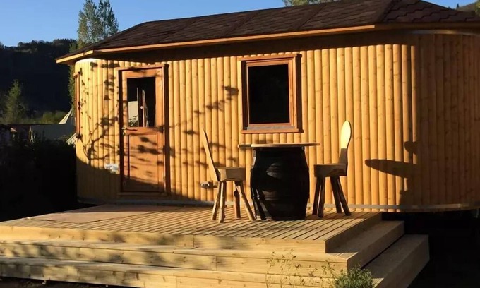 Ornans House | Camping Ecologique la Roche d'Ully* - Cottage Clavelin 1 room 2 people