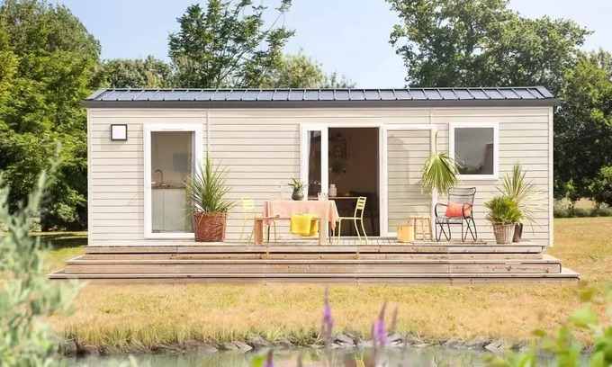 Carennac House | Camping l'Eau Vive * - Cottage Family Grand Luxe 3 ch 6 persons