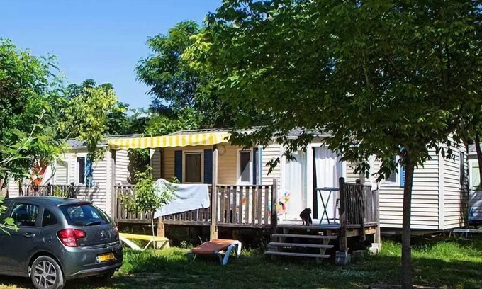 Joyeuse House | Camping La Nouzarède* - Comfort mobile home 4 rooms for 6 people Air-conditioned
