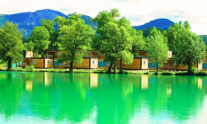 Chatillon-en-Diois House | Camping Le Lac Bleu* - Mobile home Loft Confort 4 rooms 6 people Air-conditioned