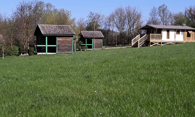 Recoules-Previnquieres House | Camping Le Plô * - Lodge 6 people