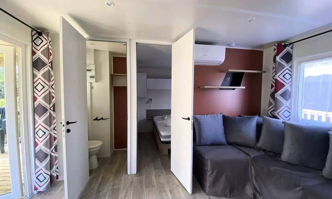 Saint-Paul-en-Born House | Camping maeva Escapades La Clairière * - Premium Mobile Home 3 Rooms 4 People + TV