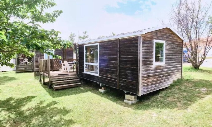Lussas House | Camping maeva Escapades Ludo Parc * - Cozy Mobile Home 3 Rooms 4 People Air Conditioned
