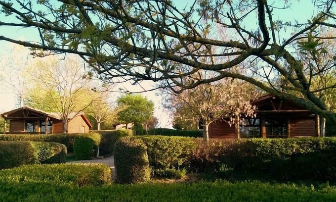 Cassagnabere-Tournas House | Camping Pré Fixe **** - Chalet Charlay 3 Rooms 5/7 People
