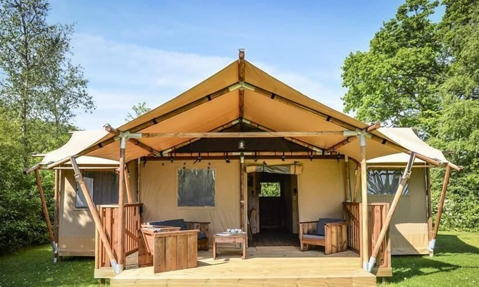 Cassagnabere-Tournas House | Camping Pré Fixe **** - Luxury Lodge 3 Rooms 5 People