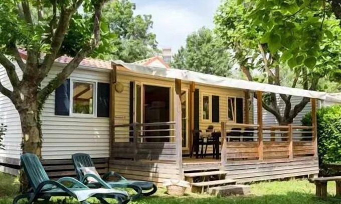 Privas House | Camping Sandaya Les Jardins De Privas **** - Mobile home for 6 people