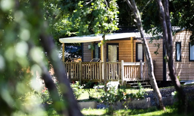 La Douze House | Camping Ushuaïa Villages Le Bois Coquet * - Bikini mobile home - 2 bedrooms - TV - 23m² 4 people
