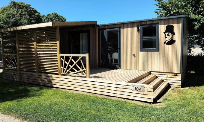 Les Loges House | Campsite L'Aiguille Creuse* - Mobile home Le Lupine Sunêlia Luxury 3 bedrooms - 2 bathrooms 6 people