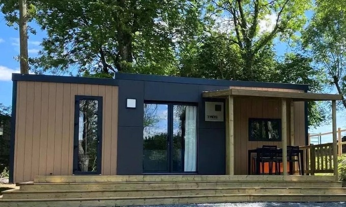 Cahagnolles House | Campsite L'Escapade - Taos Mobile Home 3 Rooms 2 Bathrooms 4 People Air Conditioned