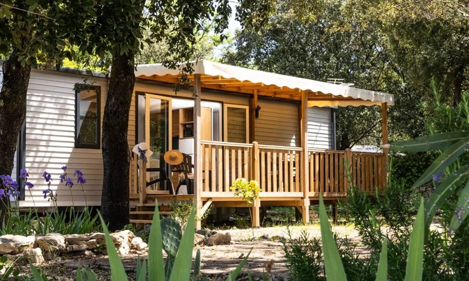 Barjac House | Campsite La Buissière * - Mobil home Comfort XL - 2 bedrooms 4 people