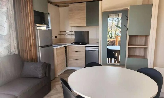 Patornay Ski Chalet | Campsite Le Moulin * - Chalet Cannelle 26.5m² - air-conditioned 4 people
