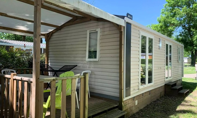 Saint-Leu-dEsserent House | Campsite Le Pré des Moines * - Mobile home PISSENLIT + 2 bedrooms 2 to 6 people - 2 pers. included in the tariff