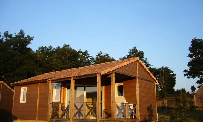 Razac-d'Eymet Ski Chalet | Campsite Les Chalets de Dordogne * - Chalet lake view 6 people
