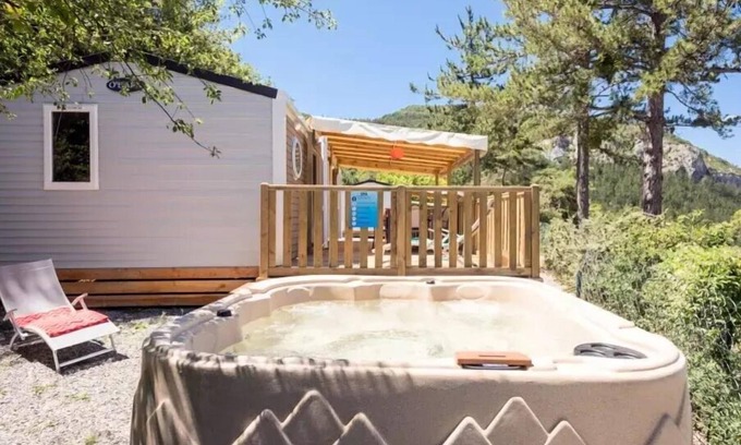 Orpierre House | Campsite Les Princes d'Orange * - Mobil home Privilege SPA - 3 bedrooms 6 people
