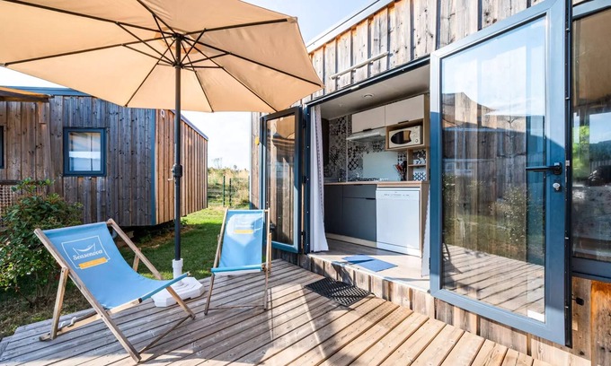 Saverne House | Campsite Seasonova Les Portes d'Alsace * - COTTAGE Prestige - 3 bedrooms Wood (sheets included) 6 persons