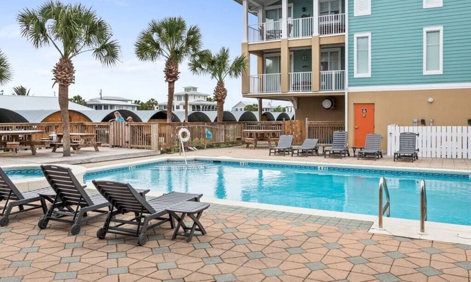 Mexico Beach Condo | Canal-View Condo | Pool | Hot Tub | Walk to Beach