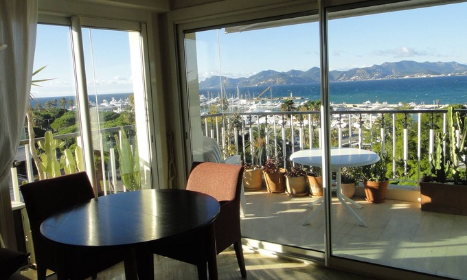 Pointe Croisette Apartment | Cannes on the Croisette - facing the sea - 3 rooms - wonderful view