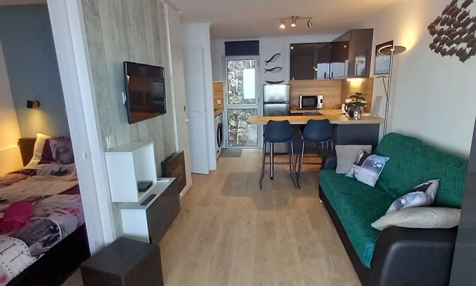 Cap d'Ail Apartment | CAP D'AIL MONACO WIFI SEA VIEW IN A HOLIDAY RESIDENCE