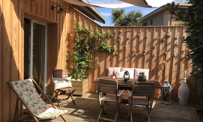 Ares House | Cap Ferret peninsula and ocean beaches - Wooden terrace - Beach 2 km