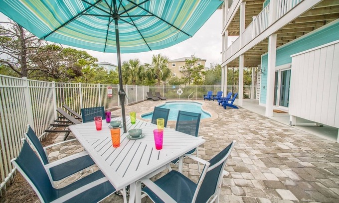Seagrass House | Cape San Blas, FL. Private Heated Pool. Steps to the Beach!